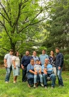 a group of people posing for a photo