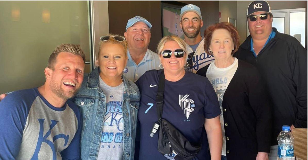 a group of people posing for a photo