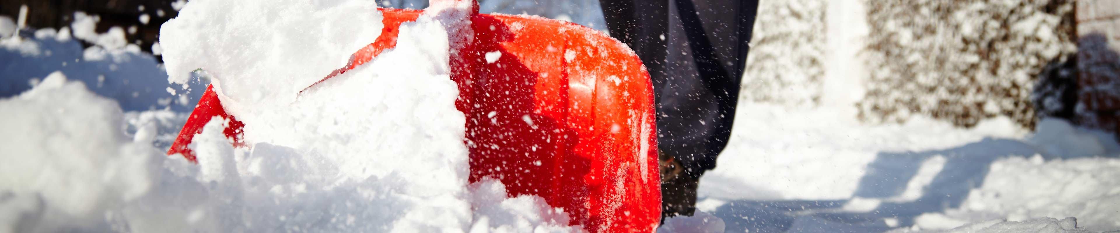 Shoveling snow