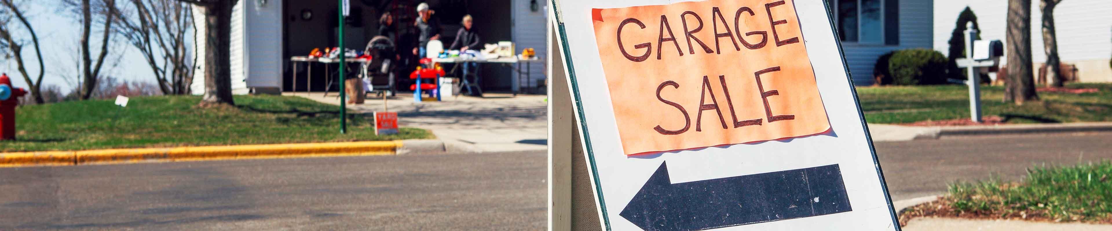 garage and yard sale safety