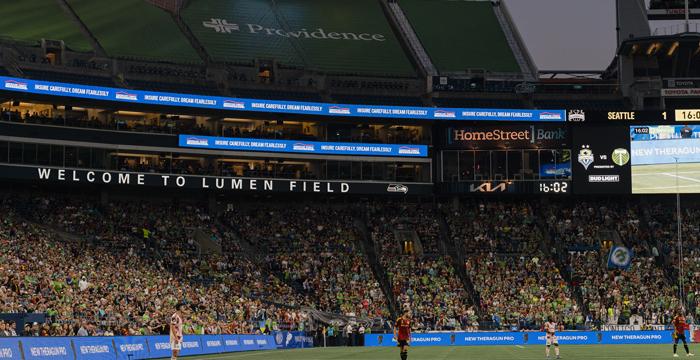 fans at Lumen Field